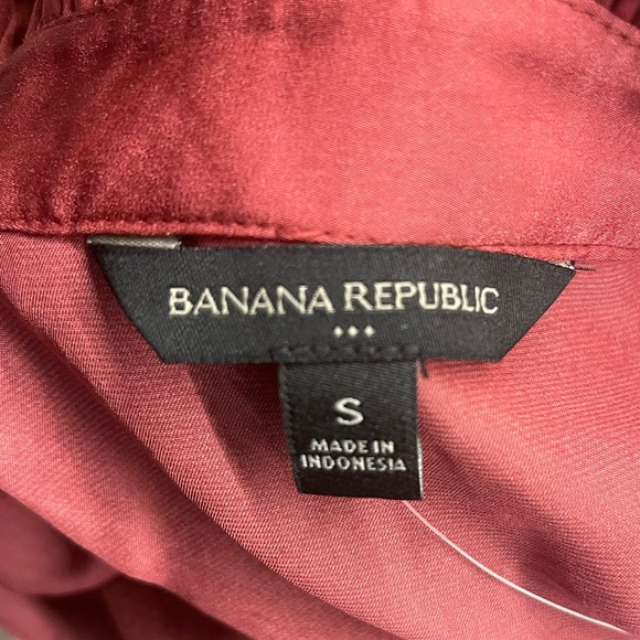 NWT Banana Republic Ruffle Tie Blouse - M - Picture 4 of 4